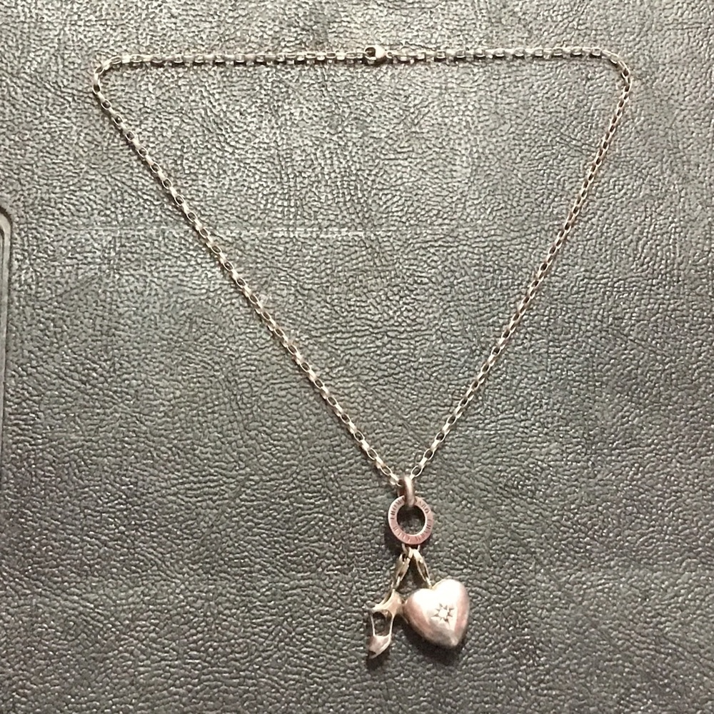 Thomas Sabo Charm Club Diamond Heart Locket & Heel Charm/Pendant Necklace